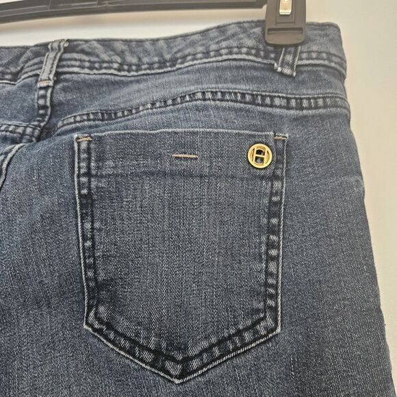 Tommy Hilfiger Blue Jeans Womens 8 Curvy Boot Medium Wash Low Rise Cotton 30x32 - Picture 6 of 14